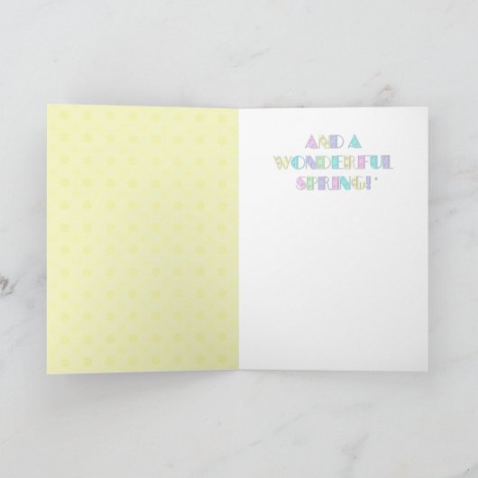 イースター-シーズー(犬)ツー-クレメンティンとウィンストン シーズンカード (内部)