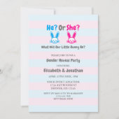 イースター　ジェンダー発表パーティー招待状 招待状 (正面)