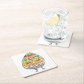 イースター スクエアペーパーコースター (インサイチュ)