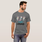 イースター・スクワッド パンダ うさぎの耳の看護師 聴診器 Tシャツ (正面フル)