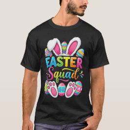 イースター スクワッド ファミリー マッチング カップル イースター メンズ ウィメンズ Tシャツ