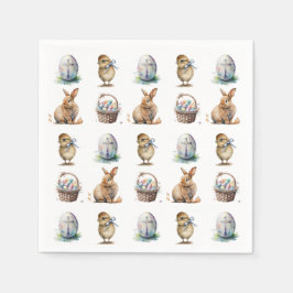 イースター スタンダードカクテルナプキン