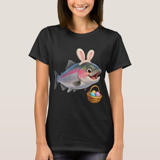 イースター スチールヘッドサーモン 2 Tシャツ (正面)