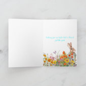 イースター スペシャル 孫  ヴィンテージ ウサギ カード (内部)