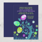 イースター タイム バースデー インビテーション (正面/裏面)