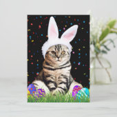 イースター タビー猫 シーズンカード (スタンド正面)