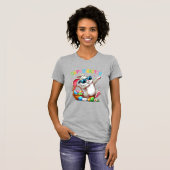 イースター ダビング ウサギ おもしろTシャツ 少年向け イースター Tシャツ (正面フル)