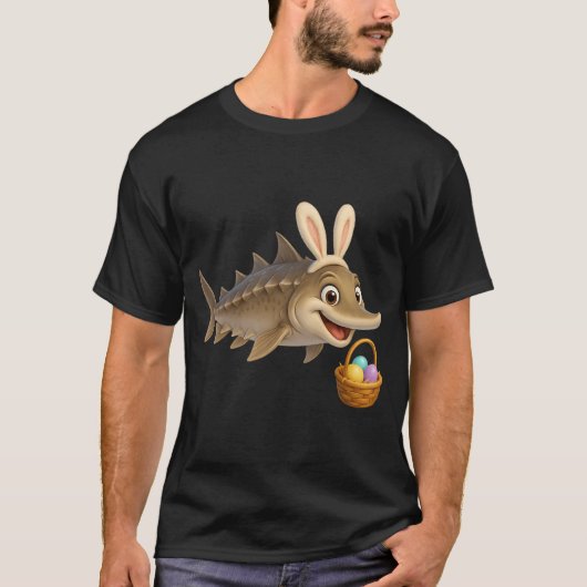 イースター チョウザメ Tシャツ (正面)