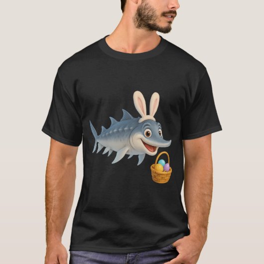 イースター チョウザメ Tシャツ (正面)