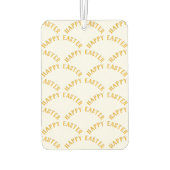 イースター チョコレート ハッチング カラフル エッグ キュート カーエアーフレッシュナー (裏面)