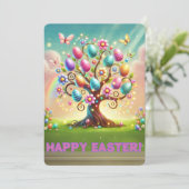 イースター ツリー ホリデー カード (スタンド正面)