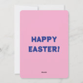 イースター ツリー ホリデー カード (裏面)