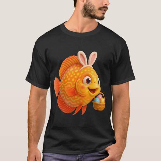 イースター・ディスカスフィッシュ Tシャツ (正面)