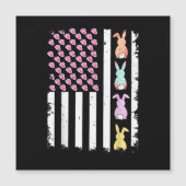 イースター デーのアメリカ ウサギの国旗 (正面)