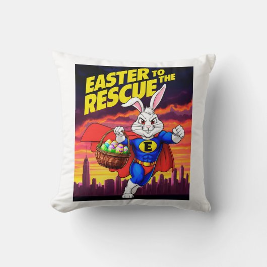 イースター・トゥ・ザ・レスキュー クッション (正面)