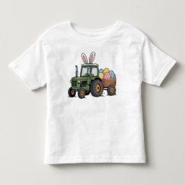 イースター トラクター トドラーTシャツ