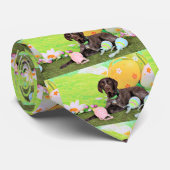 イースター-ドイツ人のShorthairのポインター- Kaiser ネクタイ (ロール)