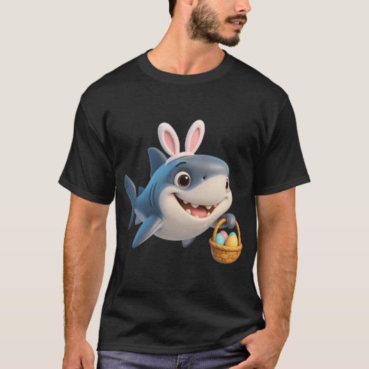 イースター・ニシネズミザメ Tシャツ (正面)