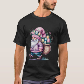 イースター・ハッピー・ノーム・バニー・エッグ・かわいい Tシャツ