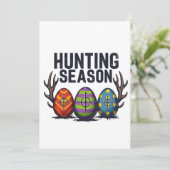 イースター ハンティング シーズン イースター ハンティング エッグ 面白い シーズンカード (スタンド正面)