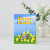 『イースター·バスケットのひな』 シーズンポストカード (スタンド正面)