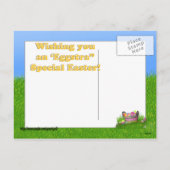 『イースター·バスケットのひな』 シーズンポストカード (裏面)