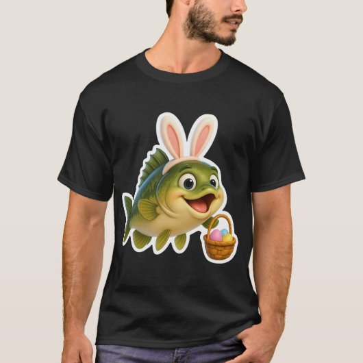 イースター バスフィッシュ Tシャツ (正面)