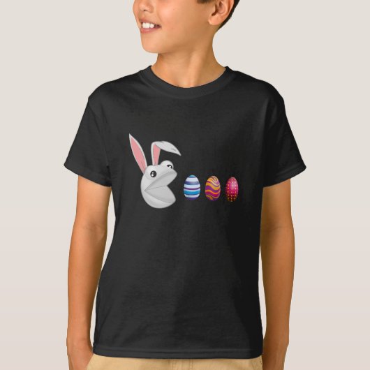 イースター・バニーとエッグハント Tシャツ (正面)
