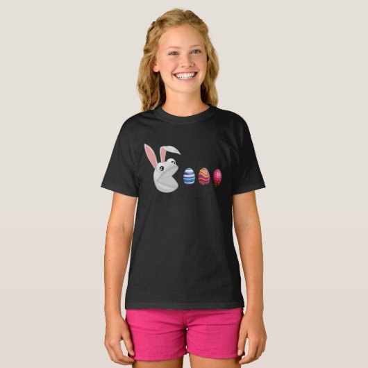 イースター・バニーとエッグハント Tシャツ (正面フル)