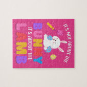 イースター」バニーのことではないパーソナライズされた」 ジグソーパズル (横)