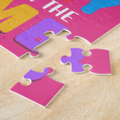 イースター」バニーのことではないパーソナライズされた」 ジグソーパズル (側面)