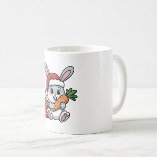イースター・バニーのニンジン・クリスマス 楽しい可愛いホリデー コーヒーマグカップ