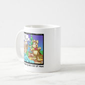 イースター・バニーはモグラの仲間 Funny コーヒーマグカップ (正面左)