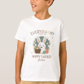 イースター・バニーエッグバスケット ID1013 Tシャツ (正面)