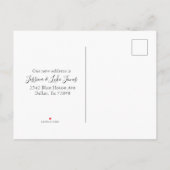 イースター・バニー引越しのお知らせ 新住所 案内ポストカード (裏面)