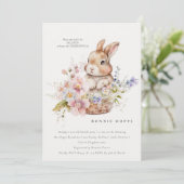 イースター・バニー | イースター | イースターエッグ・ハント | 赤ちゃん | ブランチ 招待状 (スタンド正面)