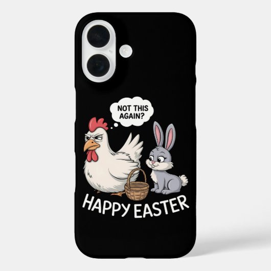 イースター バニー ウサギ にわとり 勘弁して Case-Mate iPhoneケース (裏面)