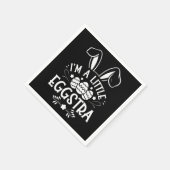 イースター・バニー ウサギ イースター Funny Egg スタンダードカクテルナプキン (角)