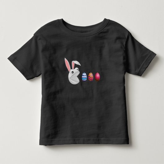 イースター バニー エッグハント トドラーTシャツ (正面)