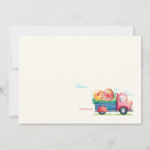 イースター・バニー・オン・ザ・ハイ・ブレイ 招待状 (裏面)