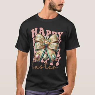 イースター バニー コケット リボン イースター ガールズ W Tシャツ