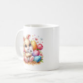 イースター バニー コーヒーマグカップ (正面左)