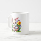 イースター バニー コーヒーマグカップ (正面左)