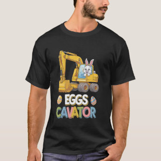 イースター・バニー・ショベルカー トドラー 男の子 Tシャツ