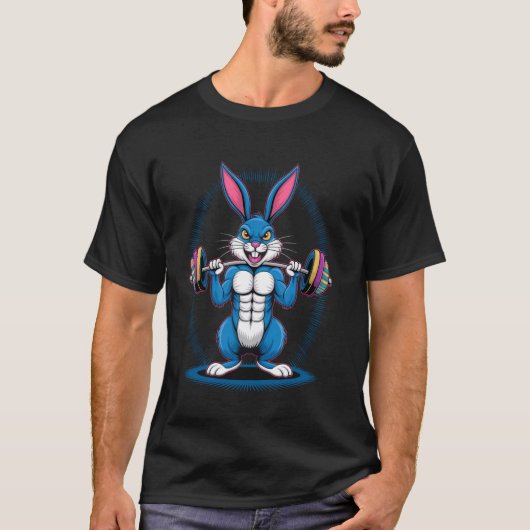 イースター・バニー・ジム・トレーニング Tシャツ (正面)