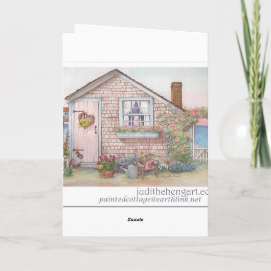 イースター・バニー・チックス・イースター・ジョイ・グリーティングズ シーズンカード (裏面)