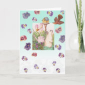 イースター・バニー・チックス・イースター・ジョイ・グリーティングズ シーズンカード (正面)