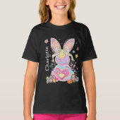 イースター・バニー・ネーム入り Tシャツ (正面)