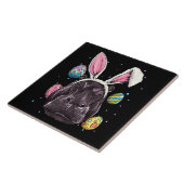 イースター・バニー・ヒッポおもしろい・イースター・ヒッポ・ギフト タイル (側面)