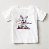 イースター バニー ベビー オリジナル Tシャツ (正面)